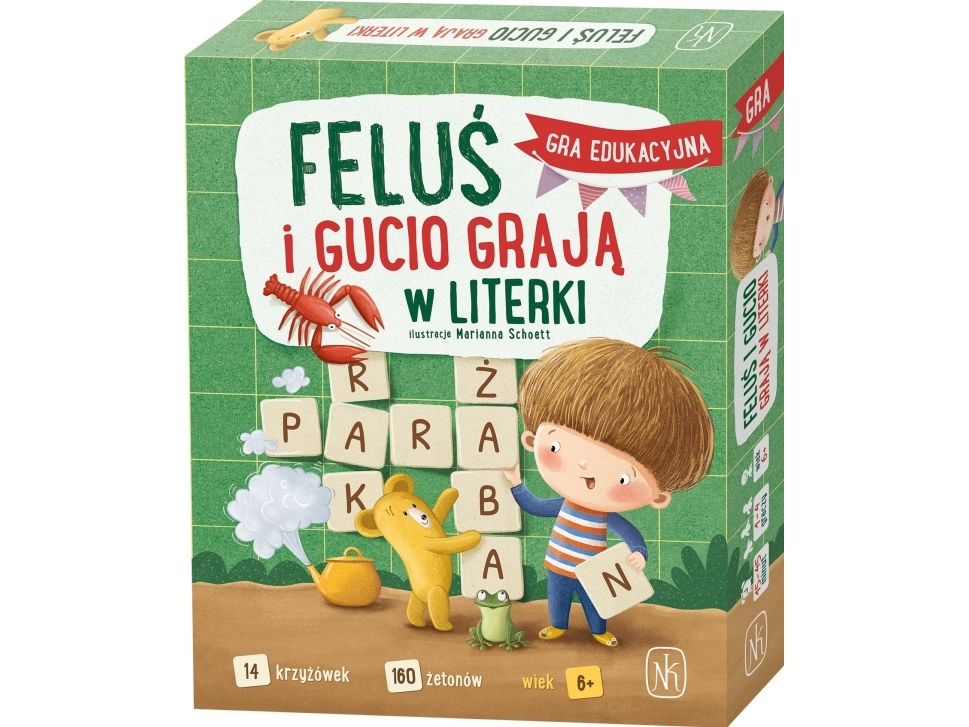 Nasza Księgarnia Das Spiel "Feluś Und Gucio Spielen Buchstaben