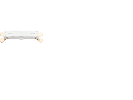 Zip 230V Sammenkobling lige stykke hvid