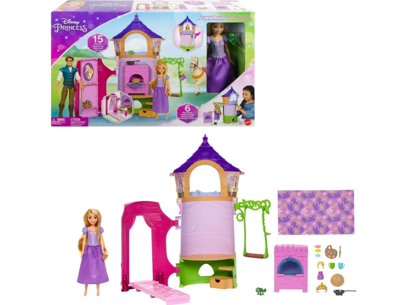 Disney Princess Rapunzels Tower Playset | Andra leksaksmärken - A-E - Barbie | GameStuff