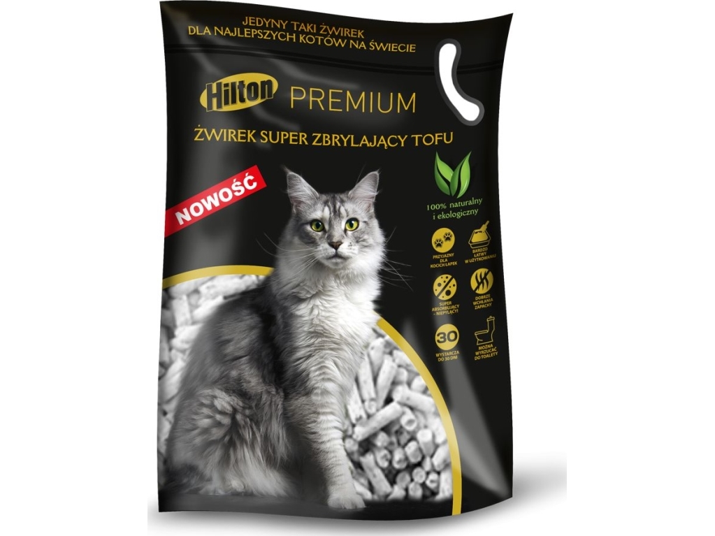 HILTON Tofu Super Clumping kissan kuivike - 2.5kg