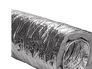 lydflex Ø100 L= 5m - ALU-3-100 kondens- och ljudisolering | Ventilation & Klimat - Rör & Kopplingar - Flex slangar | GameStuff