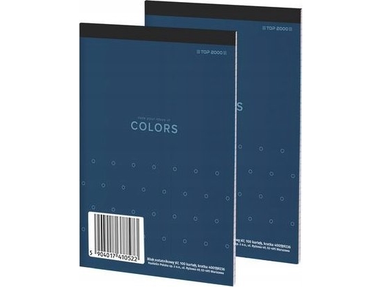 Top 2000 Blok notatnikowy Top 2000 Colors A7/100k kratka | Papper & Emballage - Block & Post-It - Block | GameStuff