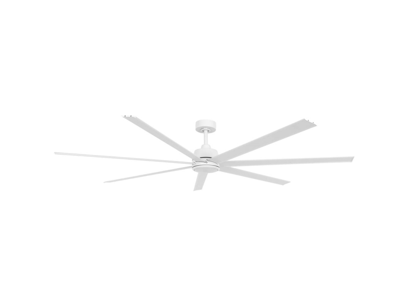 Lucci AIR Atlanta II Kattotuuletin 55 W (Ø x K) 183 cm x 35 cm Valkoinen kaukosäätimellä varustettuna