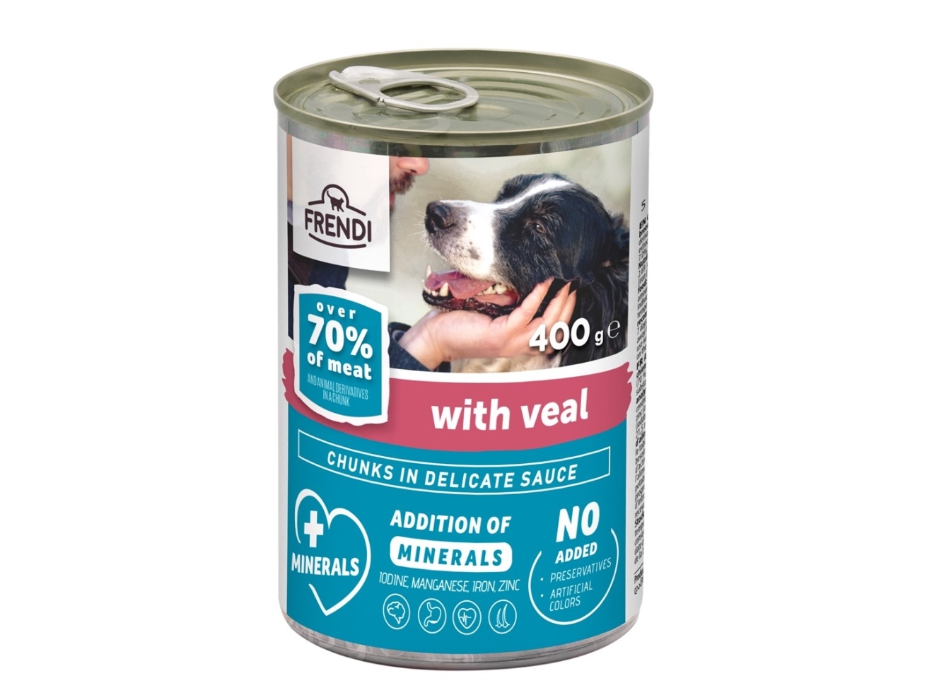Frendi Mit Kalbfleischstückchen In Delikater Sauce - Nassfutter Für Hunde - 400G