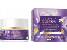 Eveline Cosmetics Gold & Retinol Anti-Wrinkle Firming Cream For Day And Night 60+ 50Ml