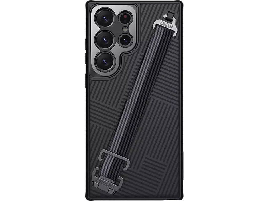 Dklas Nillkin Strap Case For Samsung Galaxy S23 Ultra Juodas