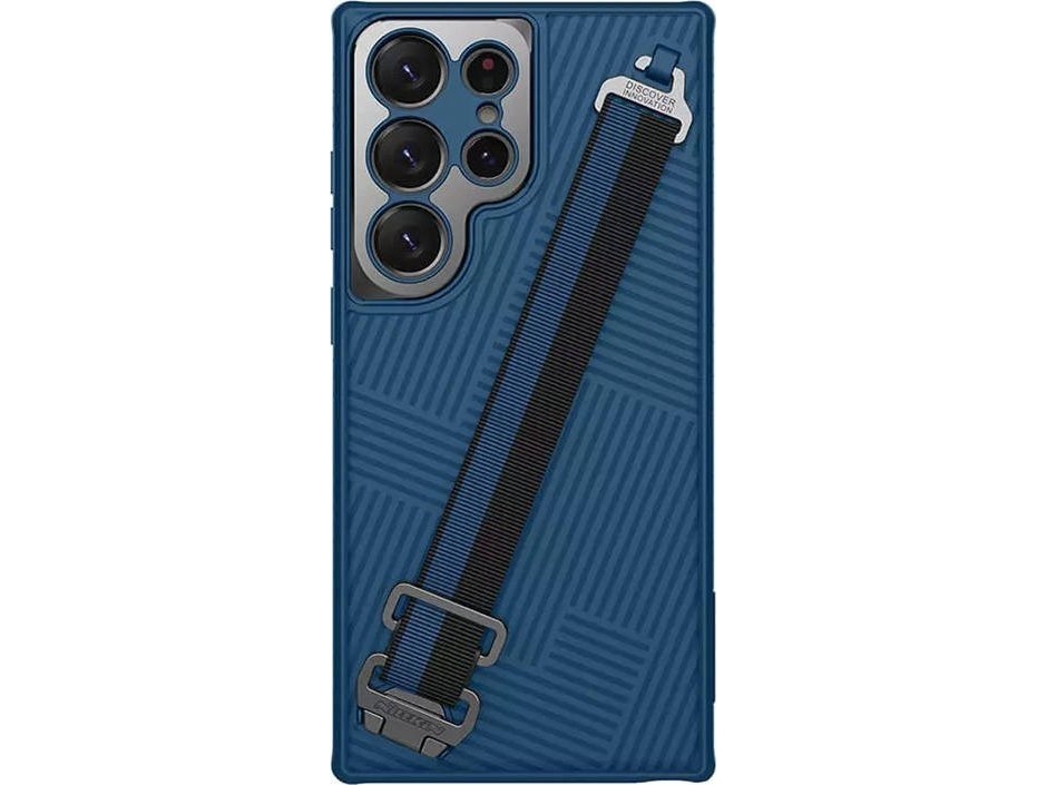 Nillkin Strap Fodral För Samsung Galaxy S23 Ultra Blå