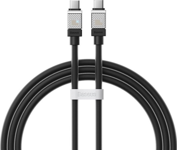 Usb-C To Usb-C Cable Baseus Coolplay, 100W, 5A, 1M, Black Cakw000201