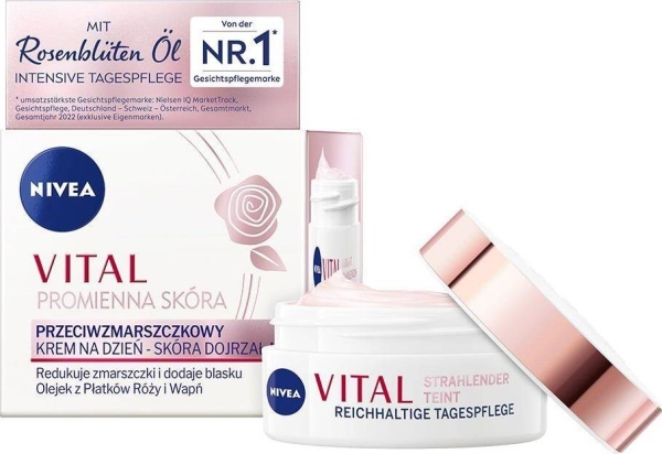 Nivea Vital Radiant Skin Anti-Falten Tagescreme 50Ml