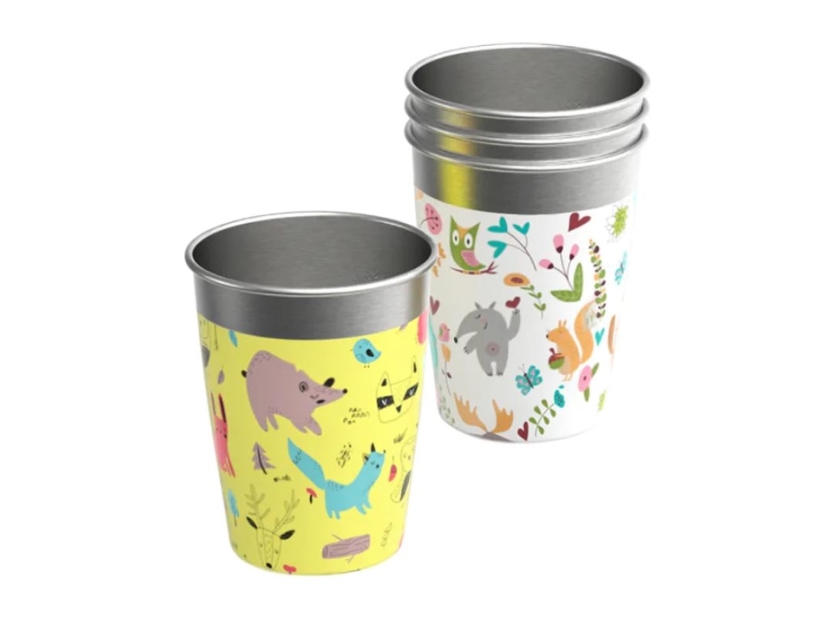 SIGG Kids Cup Set, Multifärg, Rostfritt stål, Rostfritt stål, Kina, 350 ml, 8,4 cm | N - A | GameStuff