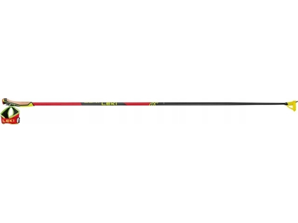 Leki PRC 750 165 cm, Bright Red/Neon Yellow