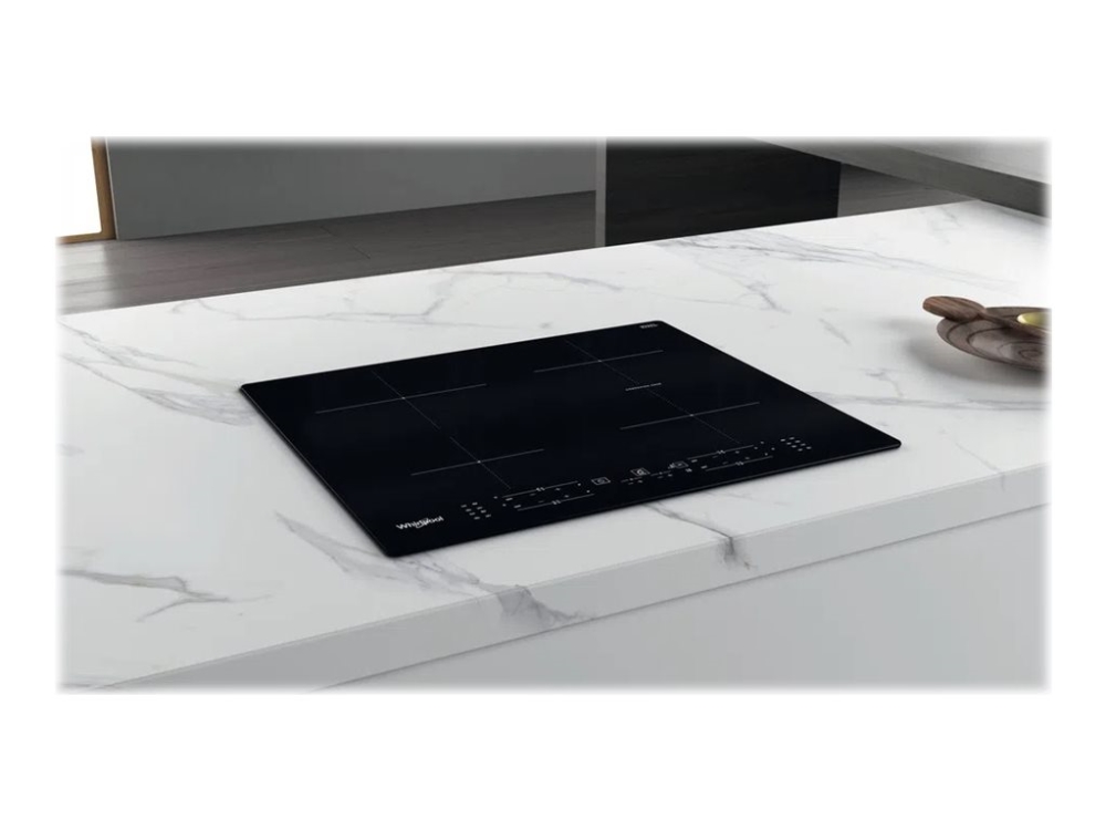 Whirlpool Filo WB B8360 NE - Induktions kogeplade - 4 plader - Niche - bredde: 56 cm - dybde: 48 cm - sort