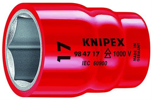 Knipex 98 47 14, Enkelt Element, Stikadapter, Krom Vanadium Stål, 14 Mm, 1 Stk