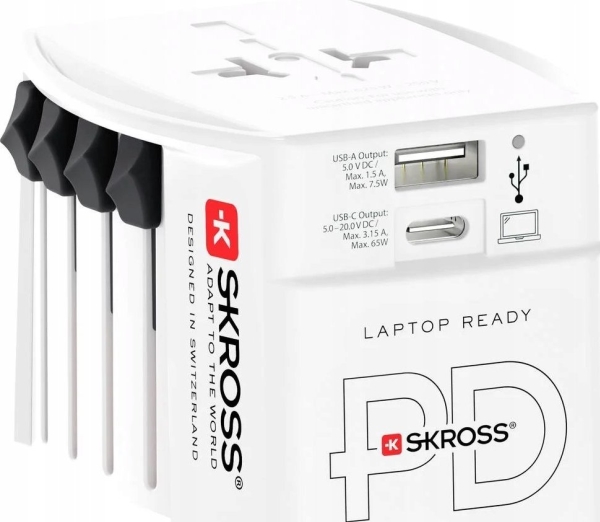 Skross 1302976 Reiseadapter Muv Ac65pd (1302976)