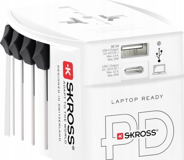 Skross 1302975 Reiseadapter Muv Ac45pd (1302975)
