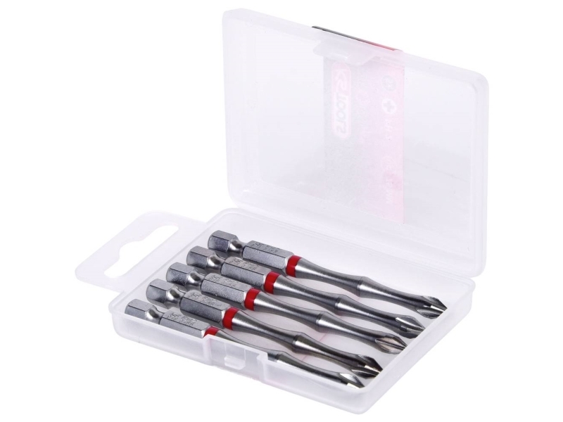 Ks Tools 918.3156, Phillips, Nikkel, Din 3126, Iso 1173 - C 6,3, 75 Mm, 81 G, 25,4 / 4 Mm (1 / 4")