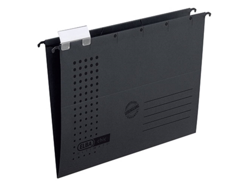 Elba chic ULTIMATE, A4, Kartong, Antracit, 330 ark, 318 mm, 240 mm | Arkivering - Arkiv box/mappar - Förvaringslåda för hängmappar | GameStuff