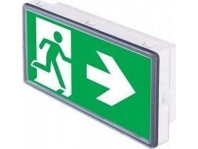 Intelight pako-/hätävalaisin VELLA LED ECO SO 125 A 1H MT IP44 BLK / INLEWA 93696