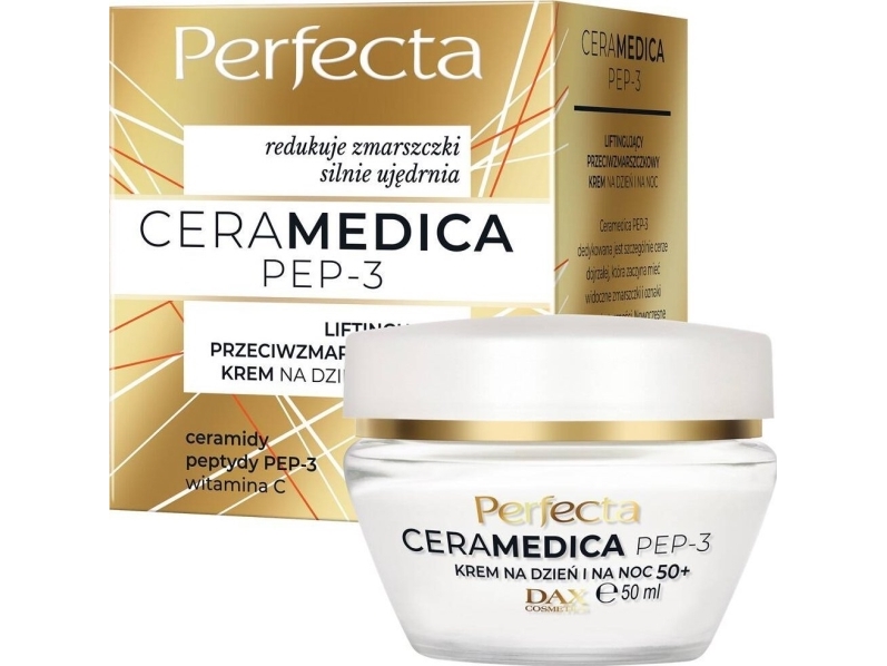 Ceramedica Pep-3 Lifting Anti-Wrinkle Cream For Day And Night 50+, 50Ml