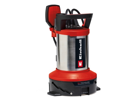 Einhell GE-DP 7535 N LL ECO, 750 W, vaihtovirta, 0,9 bar, 18500 l/h, IPX8, musta, punainen, ruostumaton teräs