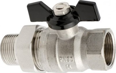 Hydroland kuglehane vand til rustfri skrue-tilslutning 1 TYTAN W/S// ZKW-25-WS-M-H-TYTAN