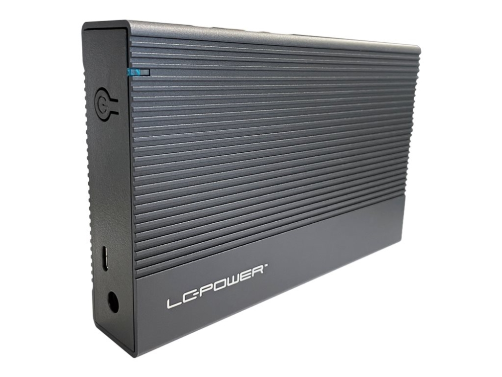 Lc Power Lc-35U3-C - Lagringspakning - 3.5" - Sata 6Gb/S - Usb-C 3.2 (Gen 2) - Sort
