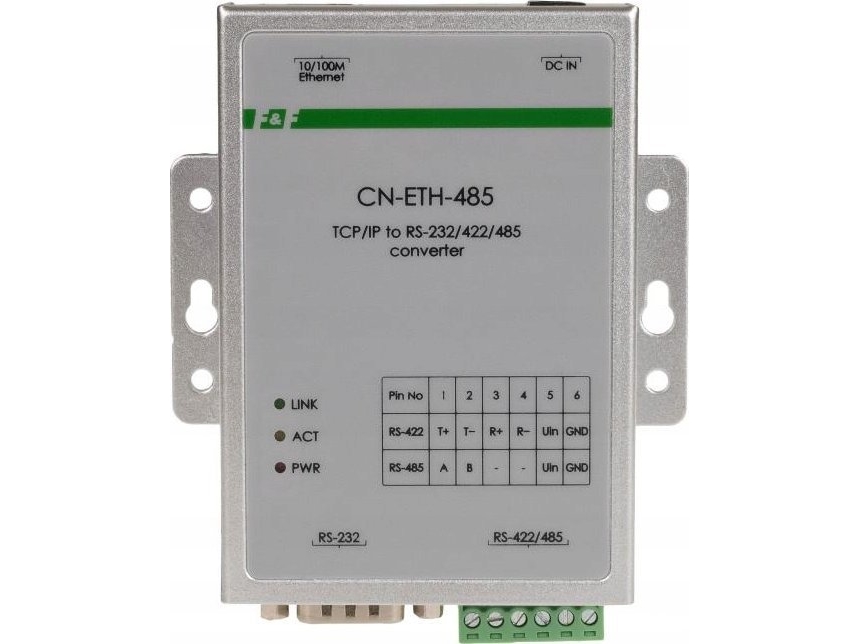 F&Ampf F&Ampf-Konverter Rs-485-Tcp/Ip Max-Cn-Eth-485