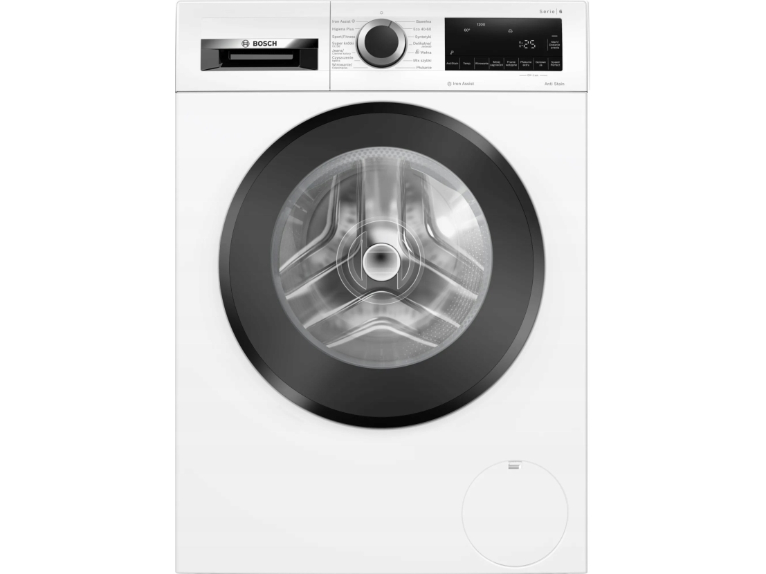 Bosch Serie 6 Frontlader-Waschmaschine Wgg242zkpl — 9 Kg, 1200 U/Min, Ecosilence Drive, Activewater Plus, Speedperfect & Steam Iron Assist (Weiß/Schw