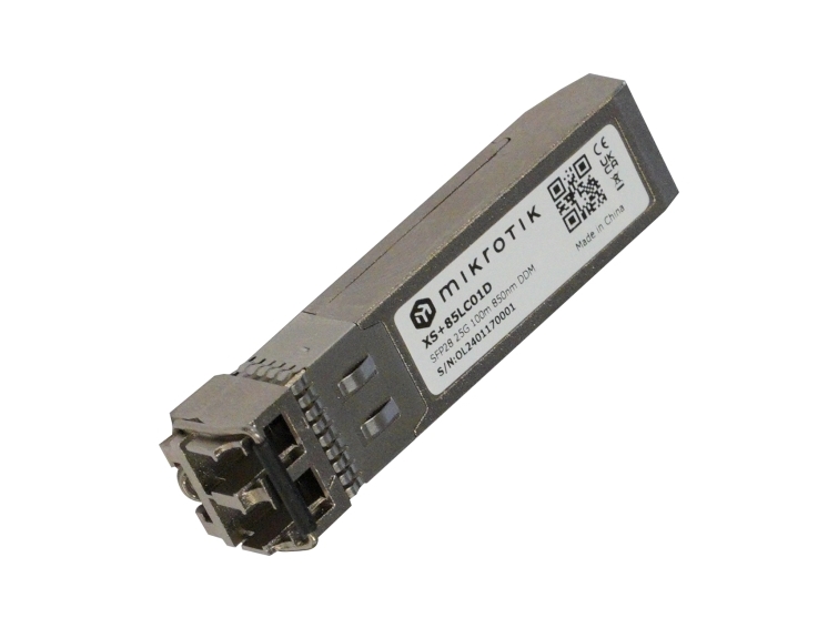 Mikrotik Sfp/Sfp+/Sfp28 Module 1.25/10/25G Multi Mode 100M 850Nm