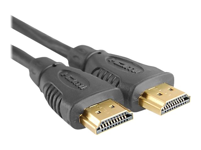 Qoltec - High Speed - Hdmi-Kabel Med Ethernet - Hdmi Han Til Hdmi Han - 2 M - Sort - 4K Support, 1080P Support, Dolby Dts-Hd Master Audio Support, Do