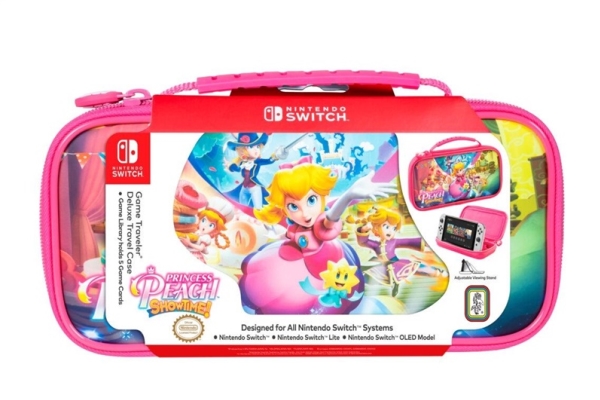 Nintendo Deluxe rejsesæt Princess Peach beskyttelsessag, specialfarve, Switch