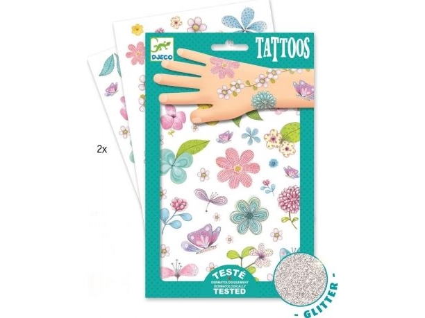 Djeco Broken Flowers - Tattoos Für Kinder Djeco