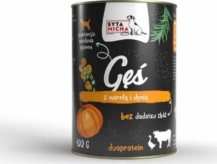 Syta Micha Gans Mit Rindfleisch, Aprikose Und Kürbis - Nassfutter Für Hunde - 400G