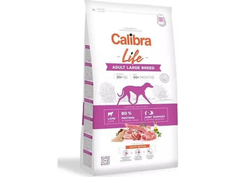 Calibra Dog Life Adult Large Breed Lamm - Trockenfutter Für Hunde - 12Kg