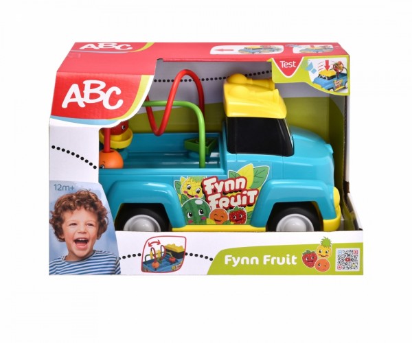 Dickie bil med frugt og snor ABC 25 cm