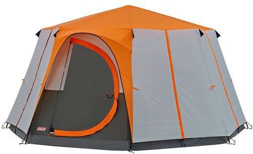 Coleman Cortes Octagon 8, Camping, Festrahmen, 8 Person(En), 15,7 M², 20,7 Kg, Grau, Orange