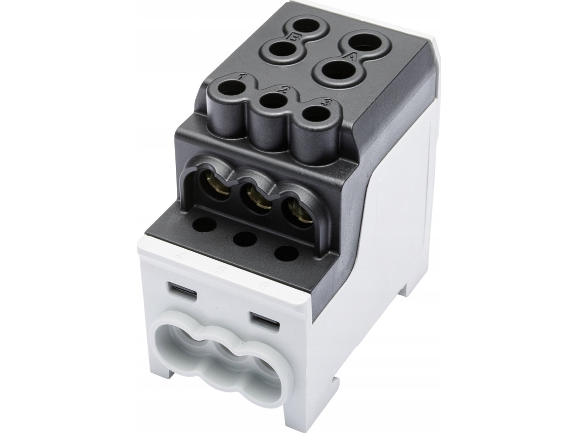 Simet Verteilerblock Al/Cu Sdb 200 (80030) Simblock Schwarz 81602007