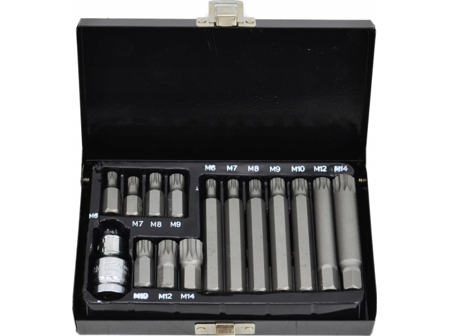 Awtools Ribbespidser 15 Stk. Black Line