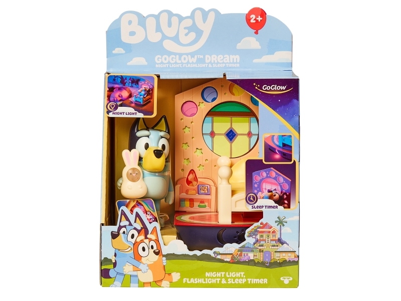 Bluey 3-i-1 nattlampa, ficklampa och sömntränare | Belysning - Inomhusbelysning - Bordslampa | GameStuff