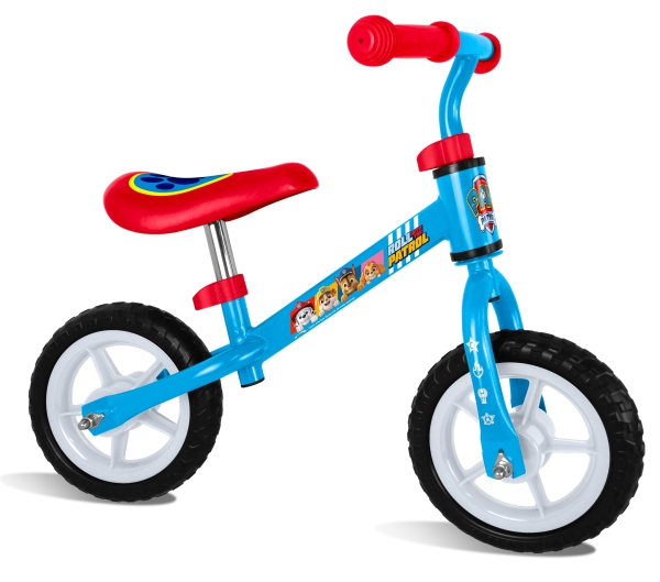 Paw Patrol - Løbecykel Med 2 Hjul - 10" - Blå Og Rød