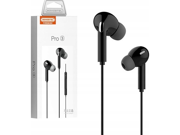 Somostel In-Ear-Kopfhörer Sluchawki Uniwersalne Usb-C Schwarz Pro-3 New Chip S23 Digital Audio