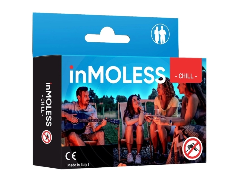 inMOLESS Chill Portable ultraääni hyttyskarkotin - musta