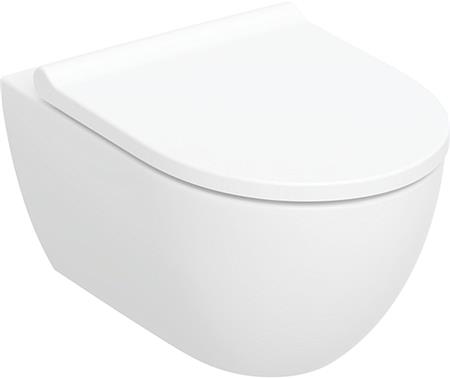 Geberit Acanto Wand-Wc-Garnitur, Verdeckte Montage, Turboflush, Mit Wc-Sitz: Soft Close
