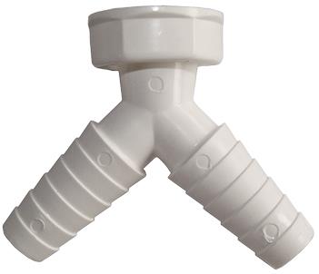 MILTON avloppskoppling dubbel 1 | VVS Artiklar - Badrum - Tillbehör för tvättställ | GameStuff