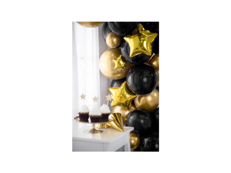Goldglänzender Ballon, 50 Stück