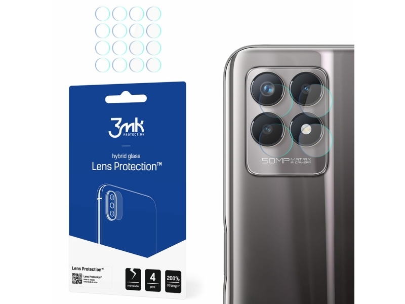3Mk Szkło Hybrydowe 3Mk Flexible Glass Lens Protect Realme 8I Na Aparat 4 Szt. Standard