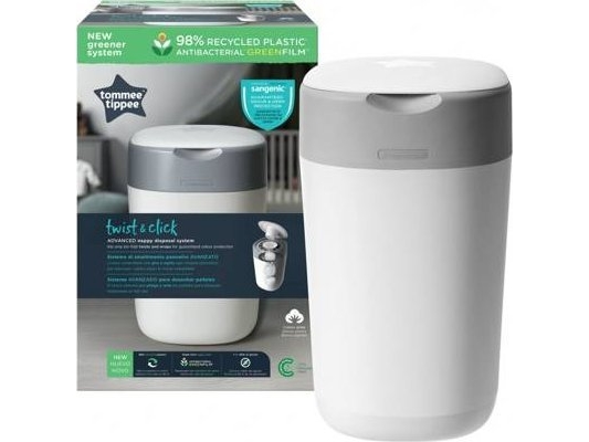 Sangenic 250790309, Eimer Für Trockene Windeln, Weiß, Kunststoff, Monochromatisch