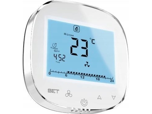 Uge termostat, Panel Intelligent fra Sonniger til styring af op til 2 Csslr Plus Varmeblæsere.