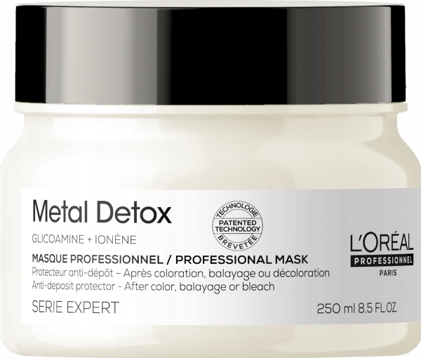 L’Oréal Professionnel Metal Detox Mask 250 Ml Beskyttende Hårmaske Efter Farvning