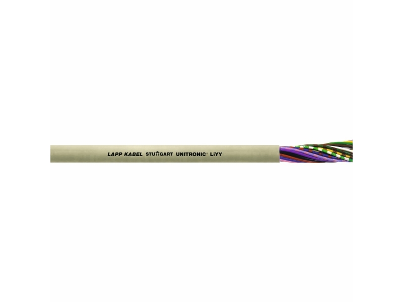 Lapp UNITRONIC LiYY, 500 m, Harmaa, Kupari, PVC-muovi, 5,4 kg/km, 18 kg/km